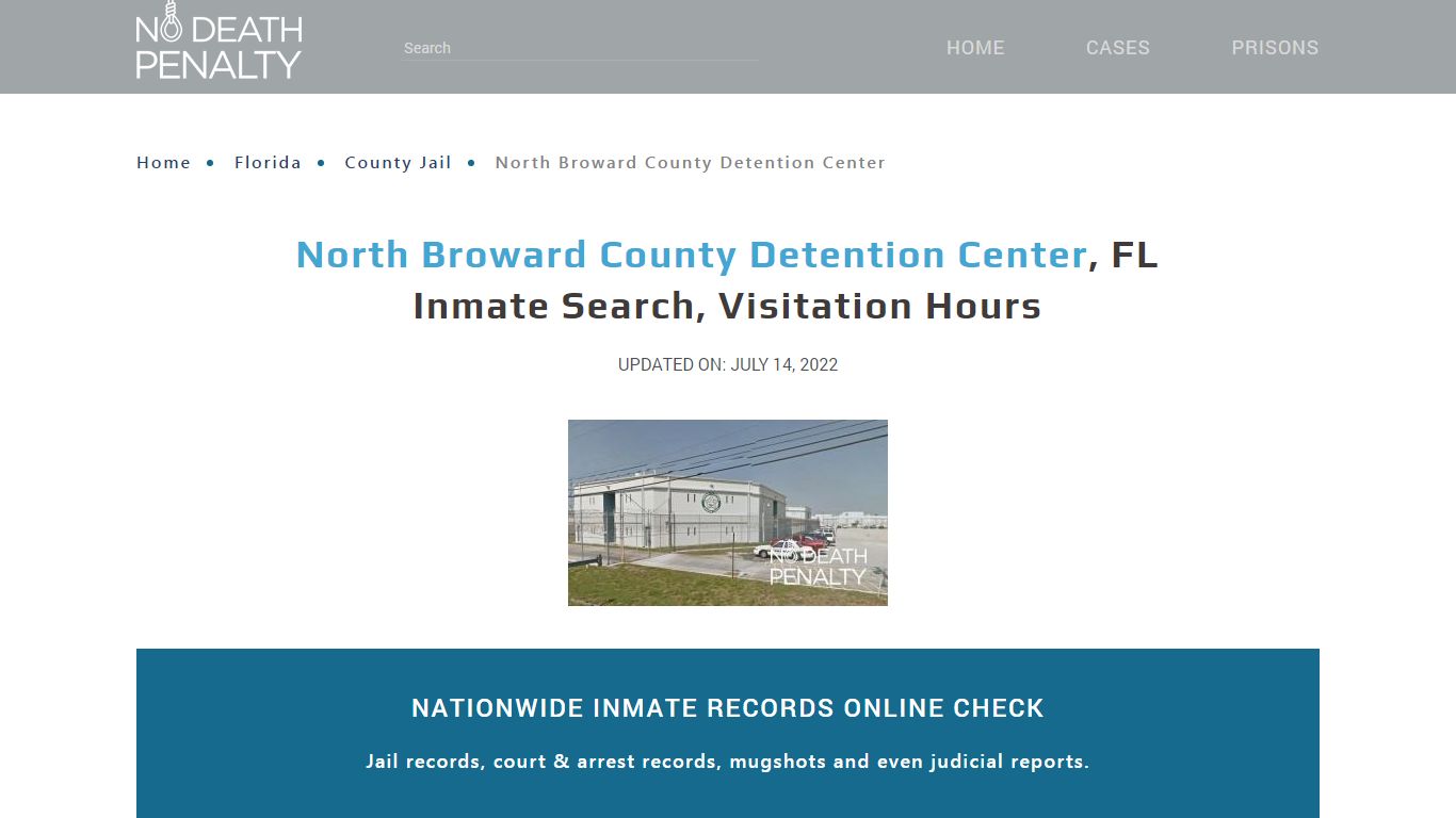 North Broward County Detention Center, FL Inmate Search ...